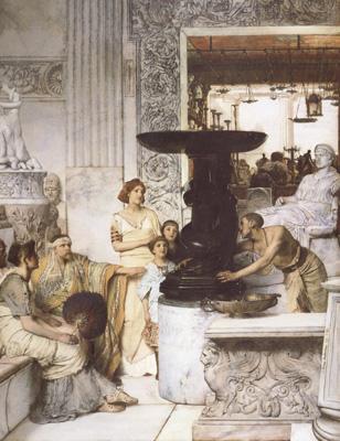 Alma-Tadema, Sir Lawrence The Sculpture Gallery (mk23)